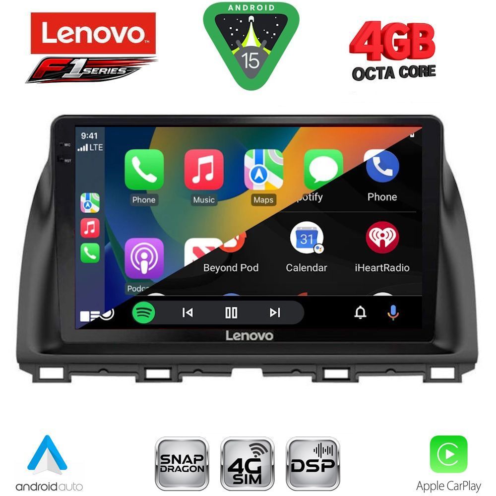 LENOVO SSQ 9380_CPA (10inc) MULTIMEDIA TABLET for MAZDA CX5 mod. 2013-2017 - LENOVO SSQ 9380_CPA