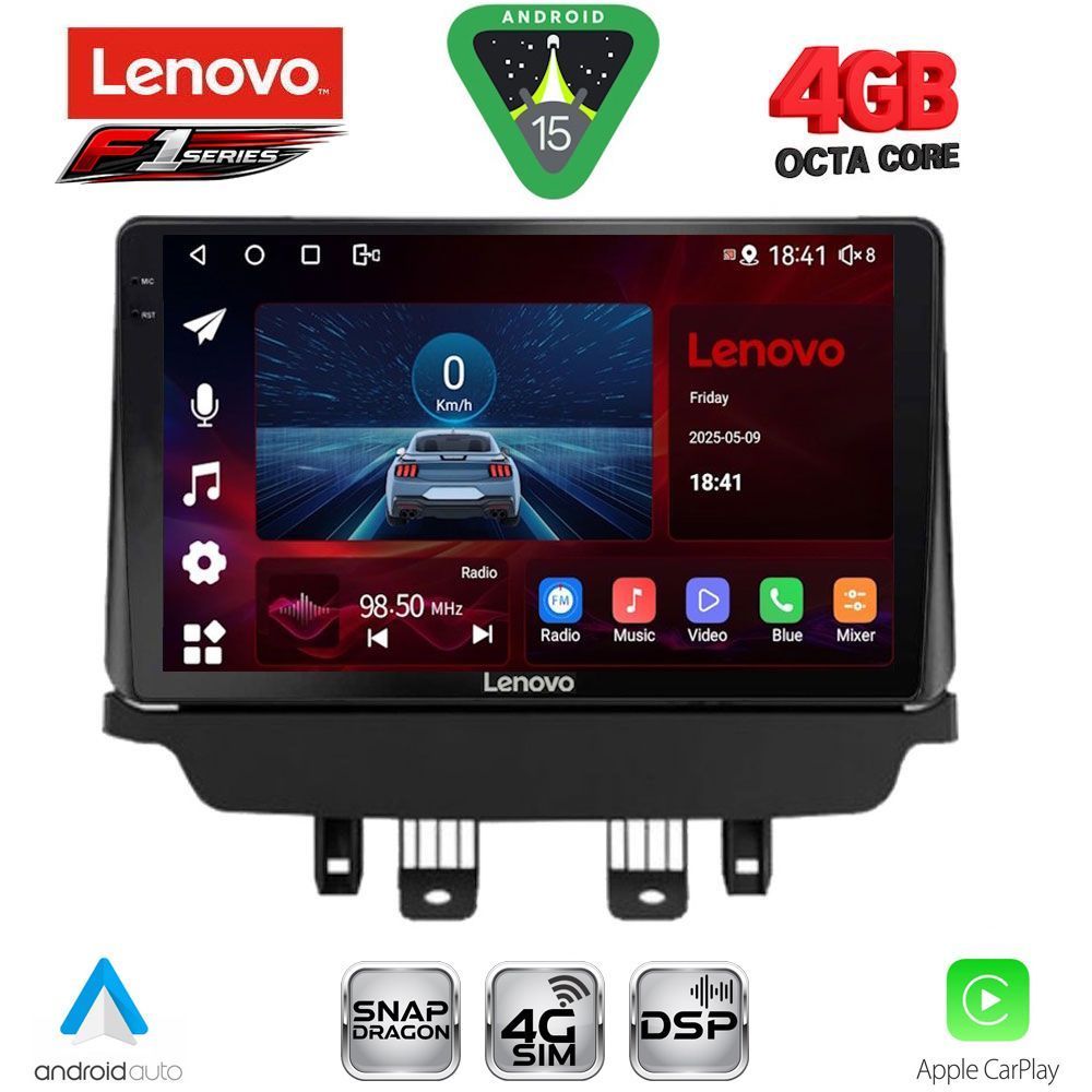 LENOVO SSQ 9384_CPA (9inc) MULTIMEDIA TABLET for MAZDA CX3 mod. 2014-2023 - LENOVO SSQ 9384_CPA