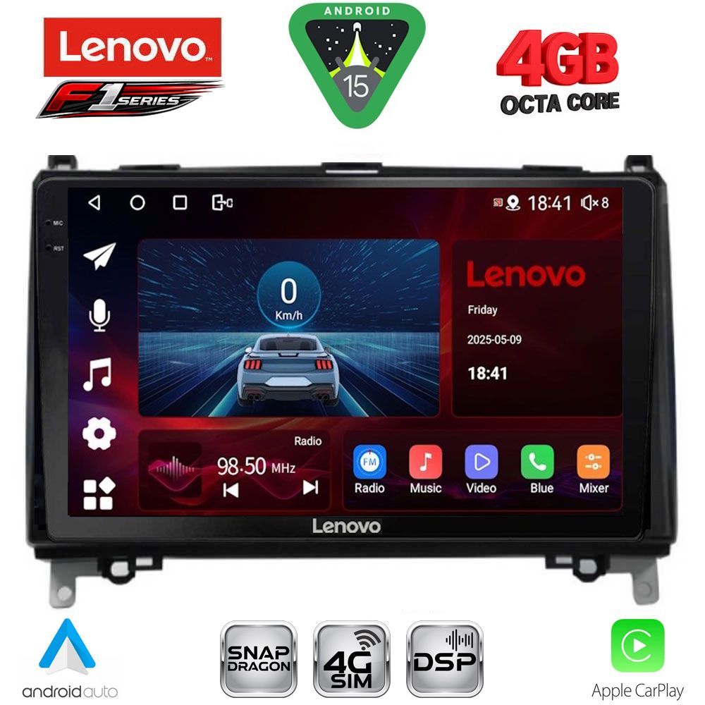 LENOVO SSQ 9400_CPA (9inc) MULTIMEDIA TABLET for MERCEDES A – B -SPRINTER – VITO mod. 2007-2020 - LENOVO SSQ 9400_CPA