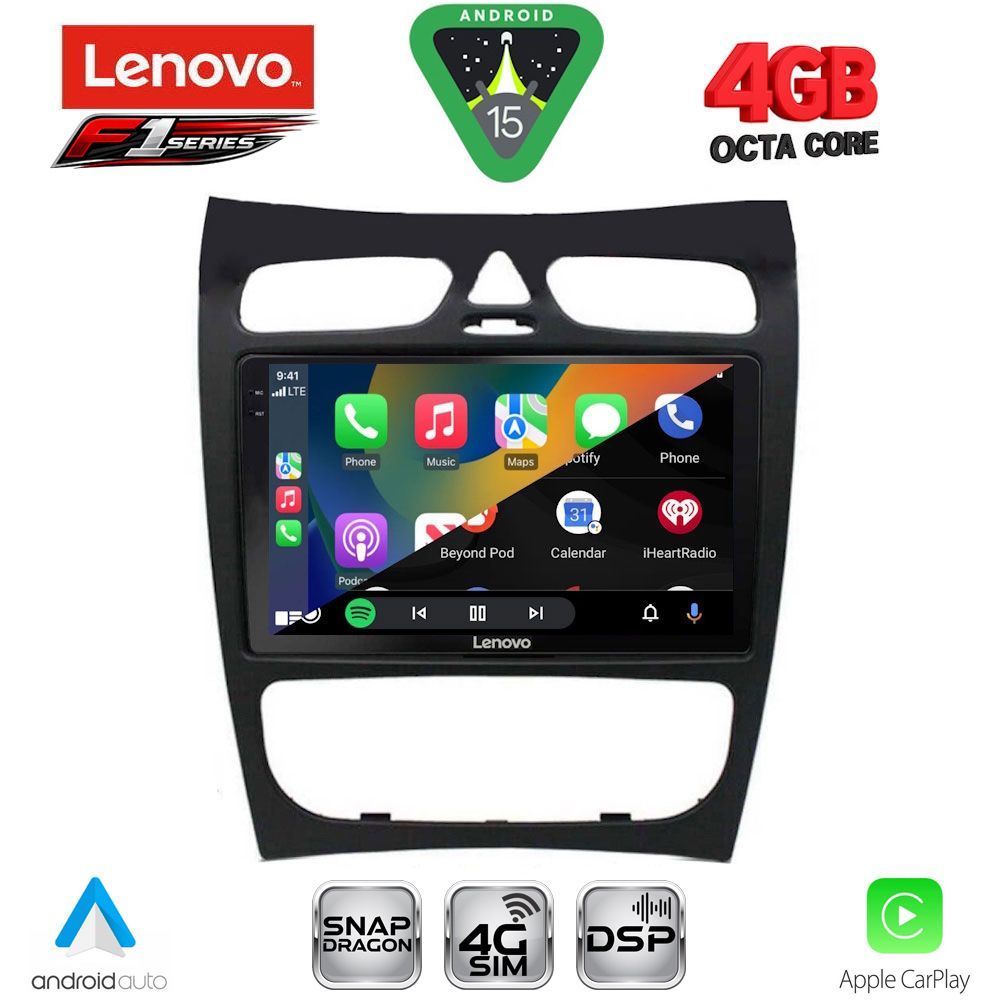 LENOVO SSQ 9406_CPA (9inc) MULTIMEDIA TABLET for MERCEDES CLK (W209) mod. 2000-2004