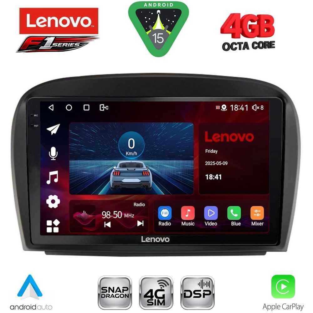 LENOVO SSQ 9427_CPA (9inc) MULTIMEDIA TABLET for MERCEDES SL (R230) FACELIFT mod. 2006-2012 - LENOVO SSQ 9427_CPA