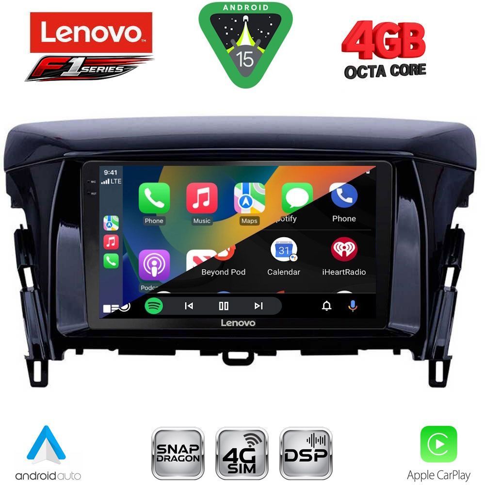 LENOVO SSQ 9432_CPA (9inc) MULTIMEDIA TABLET for MITSUBISHI ECLIPSE CROSS mod. 2018-2026 - LENOVO SSQ 9432_CPA