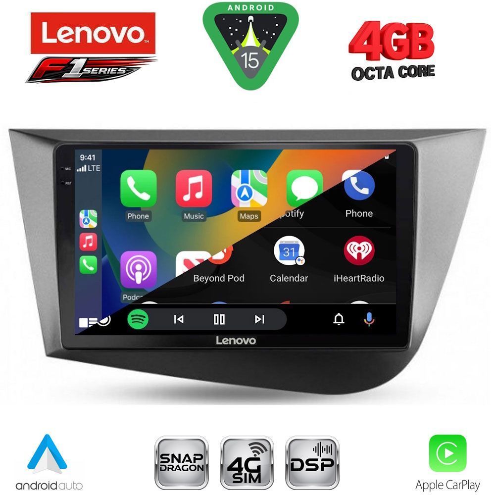 LENOVO SSQ 9574_CPA (9inc) MULTIMEDIA TABLET for SEAT LEON mod. 2005-2012 - LENOVO SSQ 9574_CPA