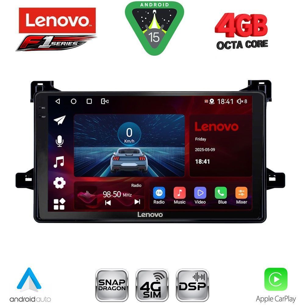 LENOVO SSQ 9727_CPA (9inc) MULTIMEDIA TABLET for TOYOTA PRIUS mod. 2016-2020 - LENOVO SSQ 9727_CPA