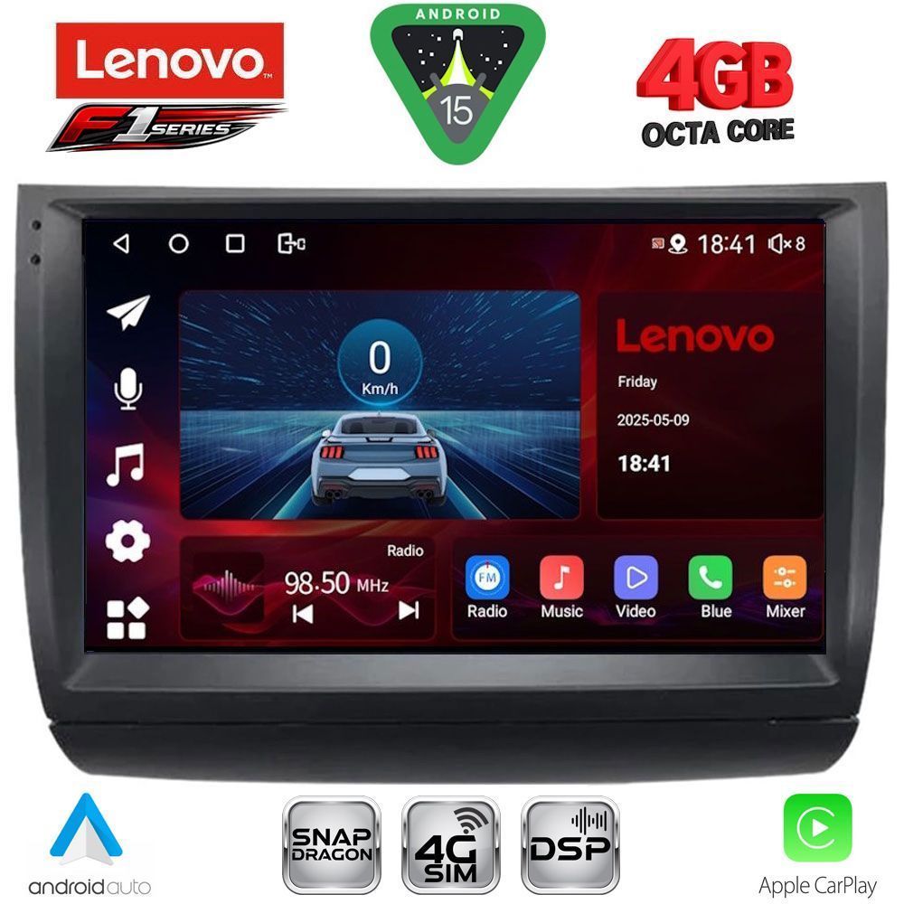 LENOVO SSQ 9728_CPA (9inc) MULTIMEDIA TABLET for TOYOTA PRIUS mod. 2003-2009 - LENOVO SSQ 9728_CPA
