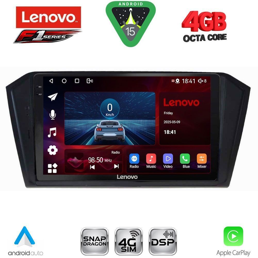LENOVO SSQ 9750_CPA (10inc) MULTIMEDIA TABLET for VW PASSAT mod. 2016-2023 - LENOVO SSQ 9750_CPA