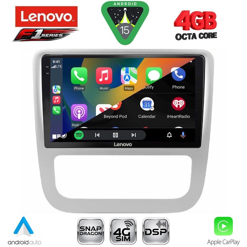 LENOVO SSQ 9751_CPA CLIMA (9inc) MULTIMEDIA TABLET for VW EOS mod. 2006> - SCIROCCO mod. 2011-2014 - LENOVO SSQ 9751_CPA CLIMA