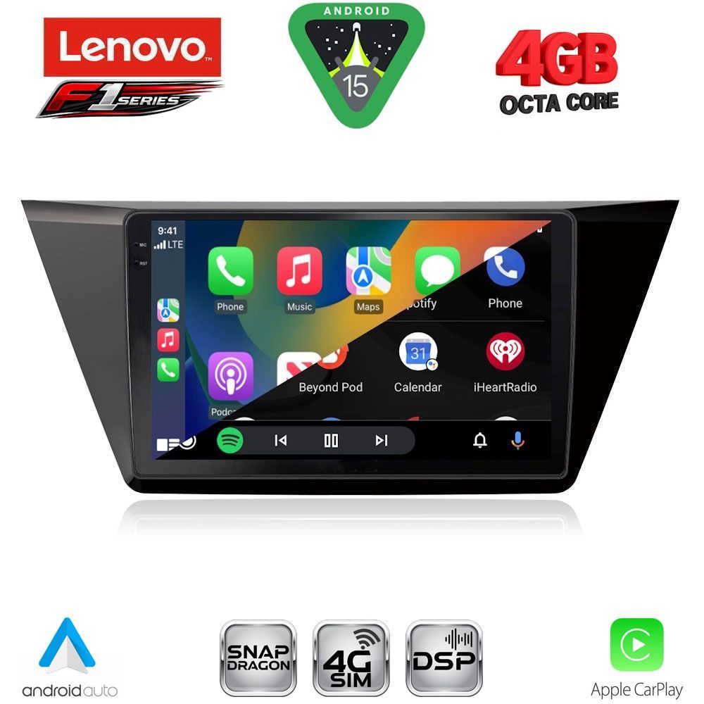 LENOVO SSQ 9769_CPA (10inc) MULTIMEDIA TABLET for VW TOURAN mod. 2016-2026 - LENOVO SSQ 9769_CPA