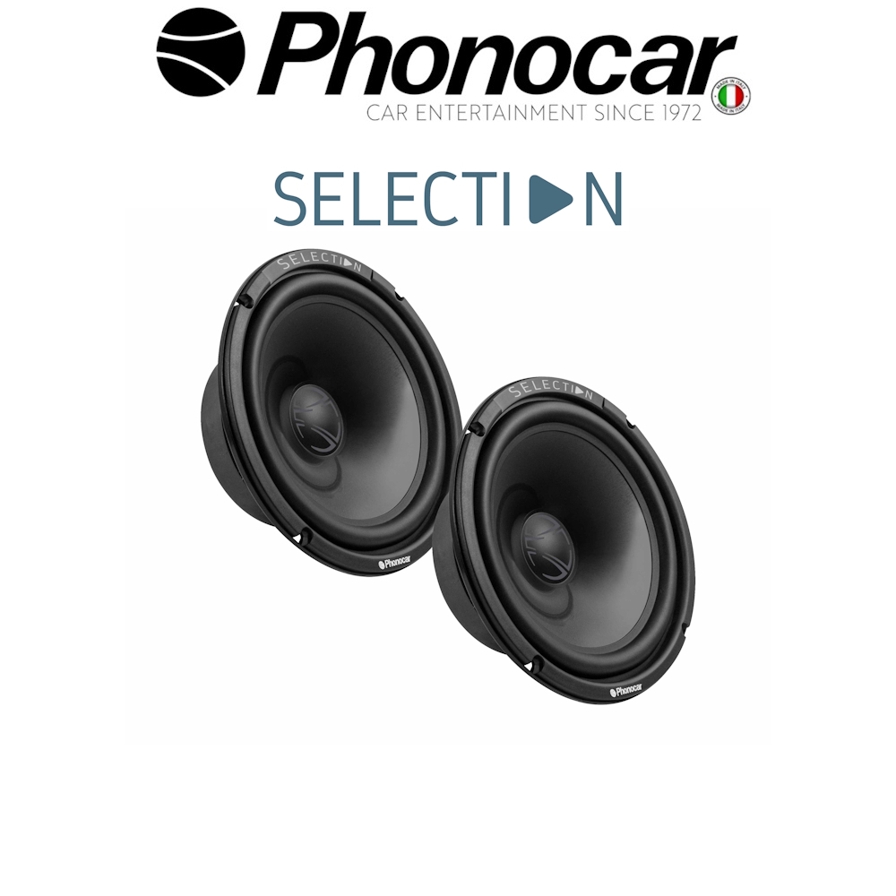Ηχεία Mid Woofer αυτοκινήτου 8” (20Cm) 130Wrms/390Wmax 90db (2 Τεμ.) –02.087 PHONOCAR