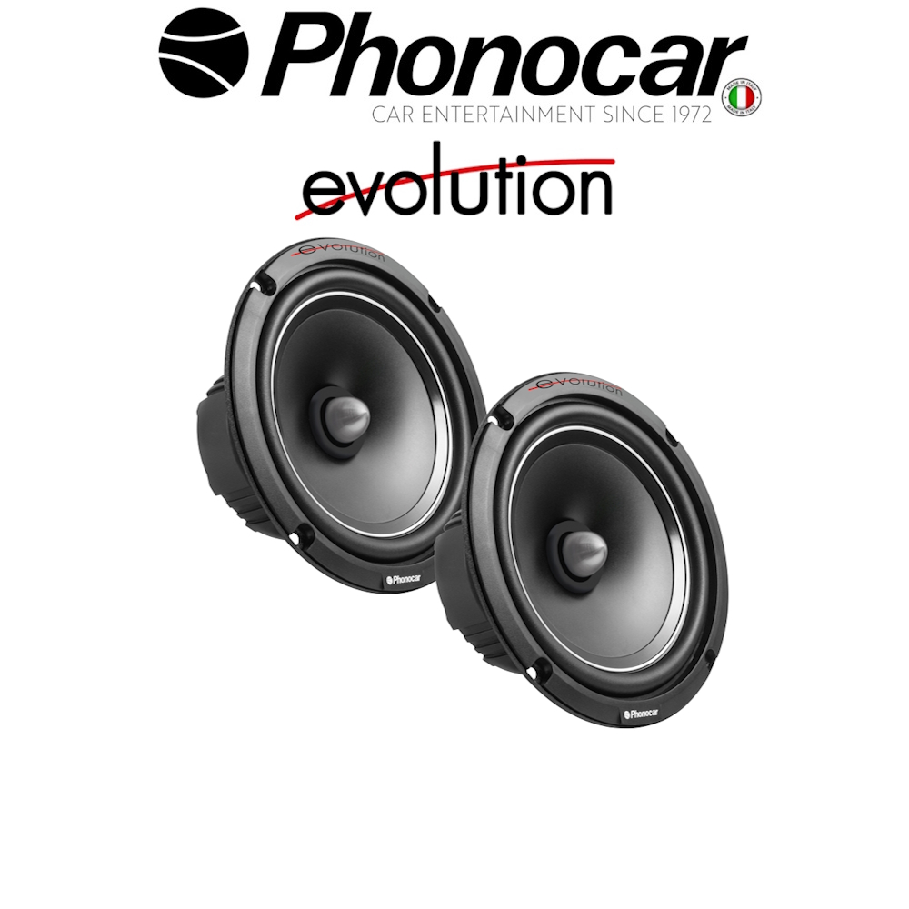 Ηχεία Mid Woofer αυτοκινήτου 6.5” (16.5Cm) 100Wrms/300Wmax 91db – 02.627 PHONOCAR