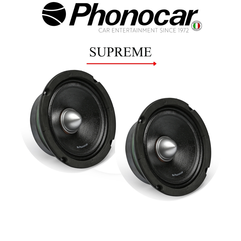 Ηχεία Mid Woofer αυτοκινήτου 6.5” (16.5Cm) 80Wrms/240Wmax 91.5db – 02.786 PHONOCAR