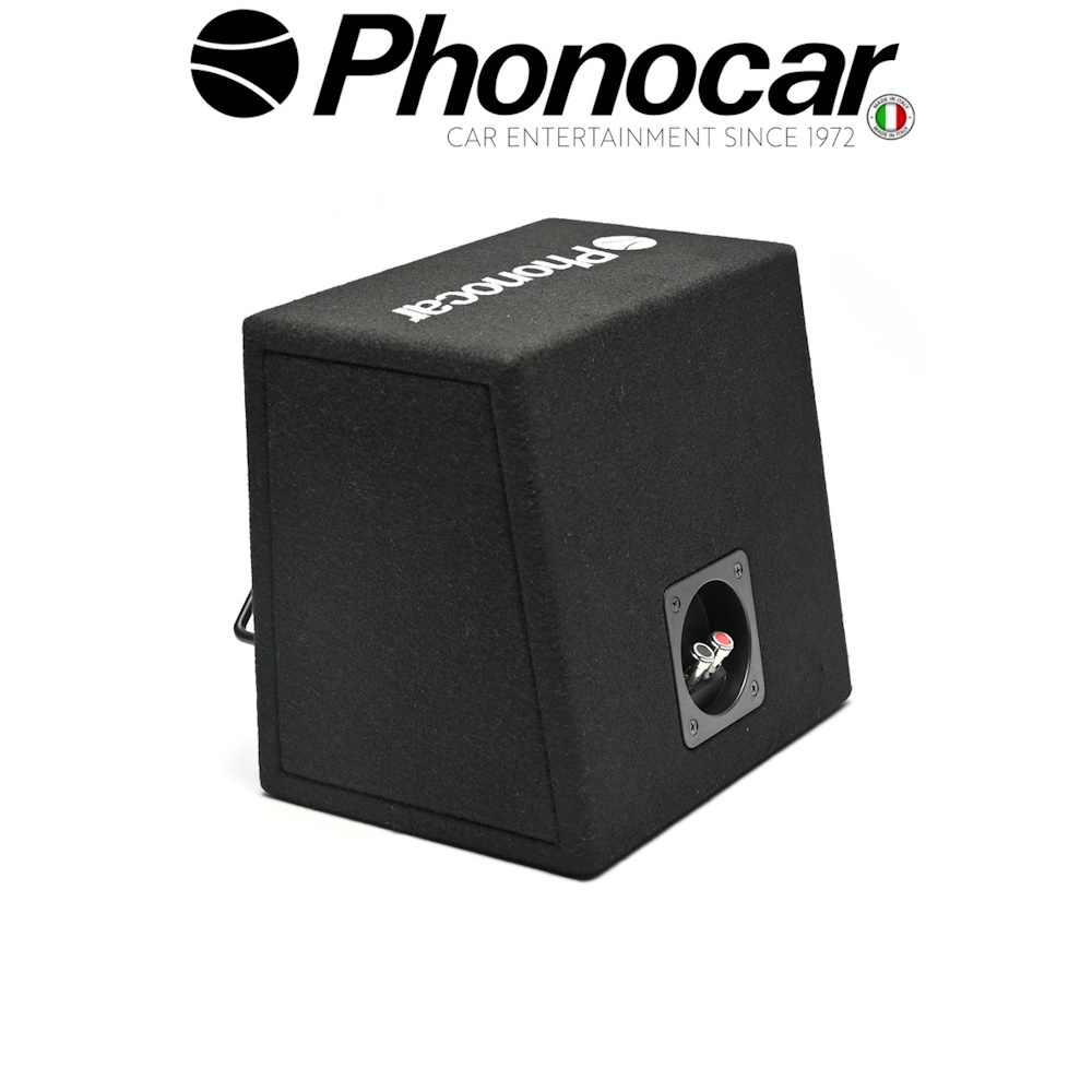 Subwoofer Αυτοκινήτου 8″ σε κούτα κλειστού τύπου 420Wmax/140Wrms – 02.921 PHONOCAR