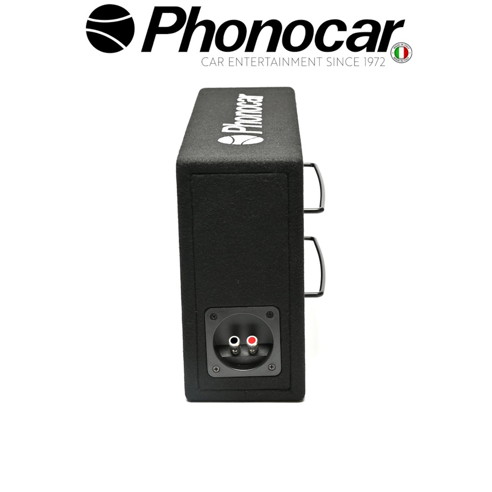 Subwoofer Αυτοκινήτου 8″ σε κούτα κλειστού τύπου 420Wmax/140Wrms – 02.922 PHONOCAR