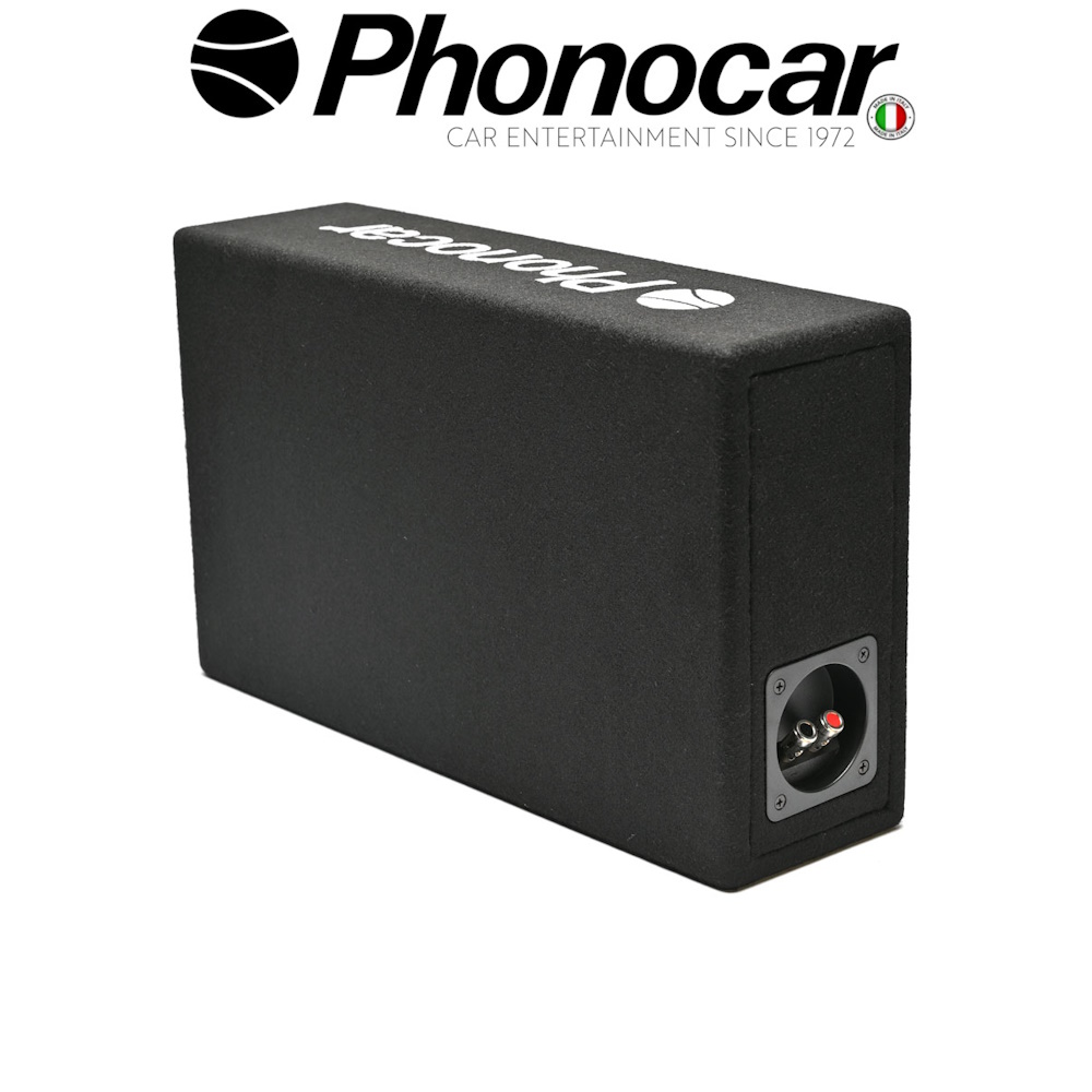Subwoofer Αυτοκινήτου 8″ σε κούτα κλειστού τύπου 420Wmax/140Wrms – 02.922 PHONOCAR