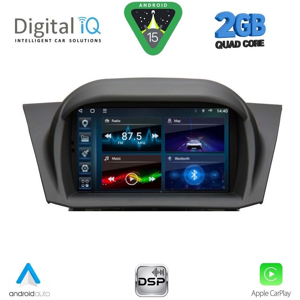 DIGITAL IQ BLD 075_CPA (7" DECK) MULTIMEDIA for FORD FIESTA mod. 2008-2017 - DIGITAL IQ BLD 075_CPA