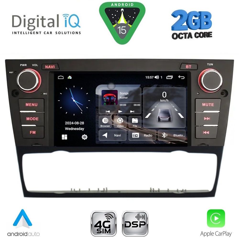 DIGITAL IQ BLF 395_CPA (7" DECK) MULTIMEDIA SYSTEM for BMW S.3 (E90-91-92-93) mod. 2005-2012 - DIGITAL IQ BLF 395_CPA