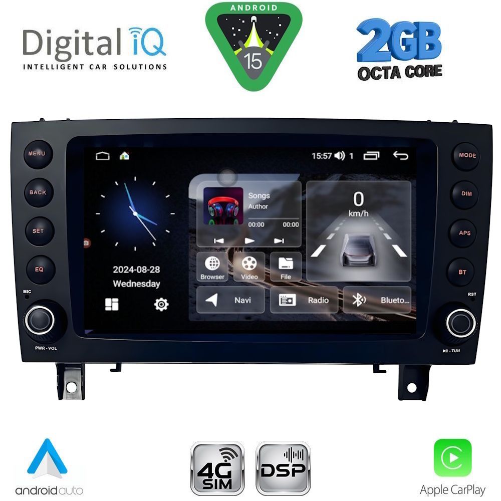 DIGITAL IQ BLD 096_CPA (8″ DECK) MULTIMEDIA for MERCEDES SLK (R171) mod. 2004-2010