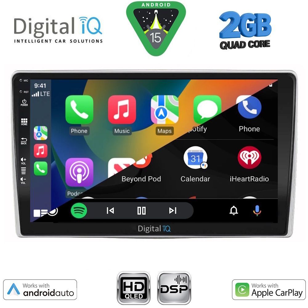 DIGITAL IQ BXC 3028_CPAA (9inc) MULTIMEDIA TABLET for ALFA ROMEO MITO mod. 2008-2018