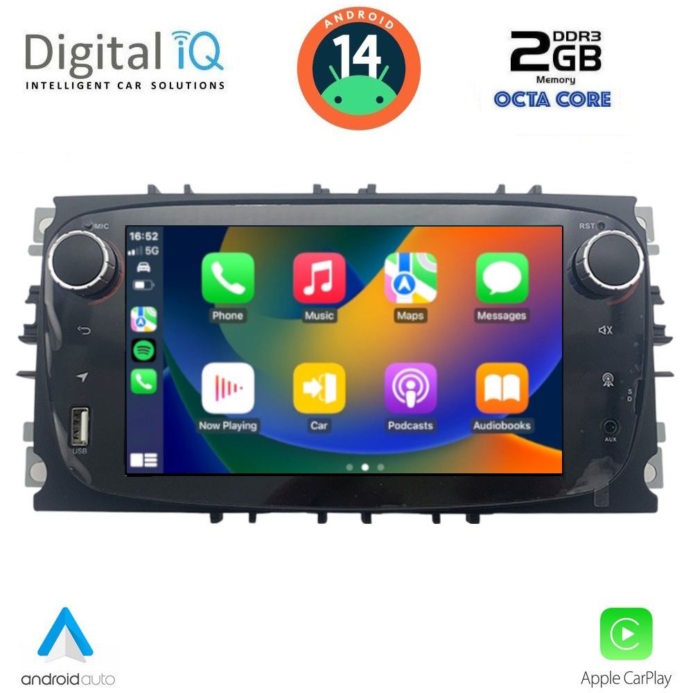 DIGITAL IQ BLF 303SB_CPA (7" DECK) MULTIMEDIA SYSTEM for FORD mod. 2007-2011 (Touch buttons)