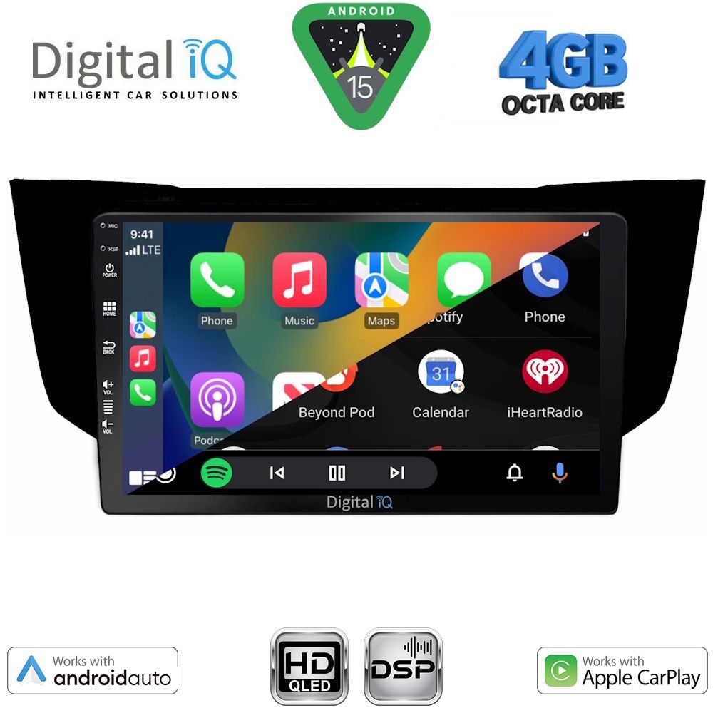 DIGITAL IQ BXF 6345BL_CPAA (9inc) MULTIMEDIA TABLET for LEXUS RX 300 – 400 mod. 2003-2008 - DIGITAL IQ BXF 6345BL_CPAA