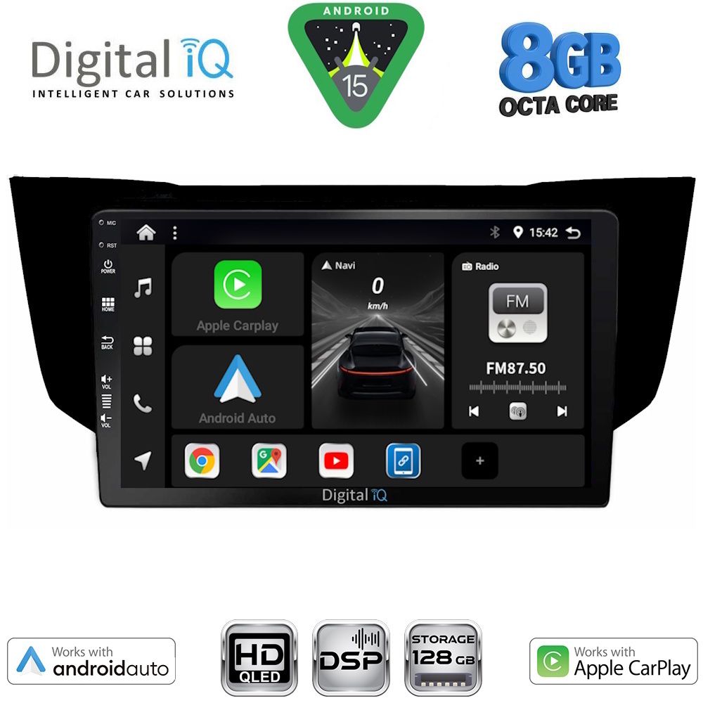 DIGITAL IQ BXF 7345BL_CPAA (9inc) MULTIMEDIA TABLET for LEXUS RX 300 – 400 mod. 2003-2008