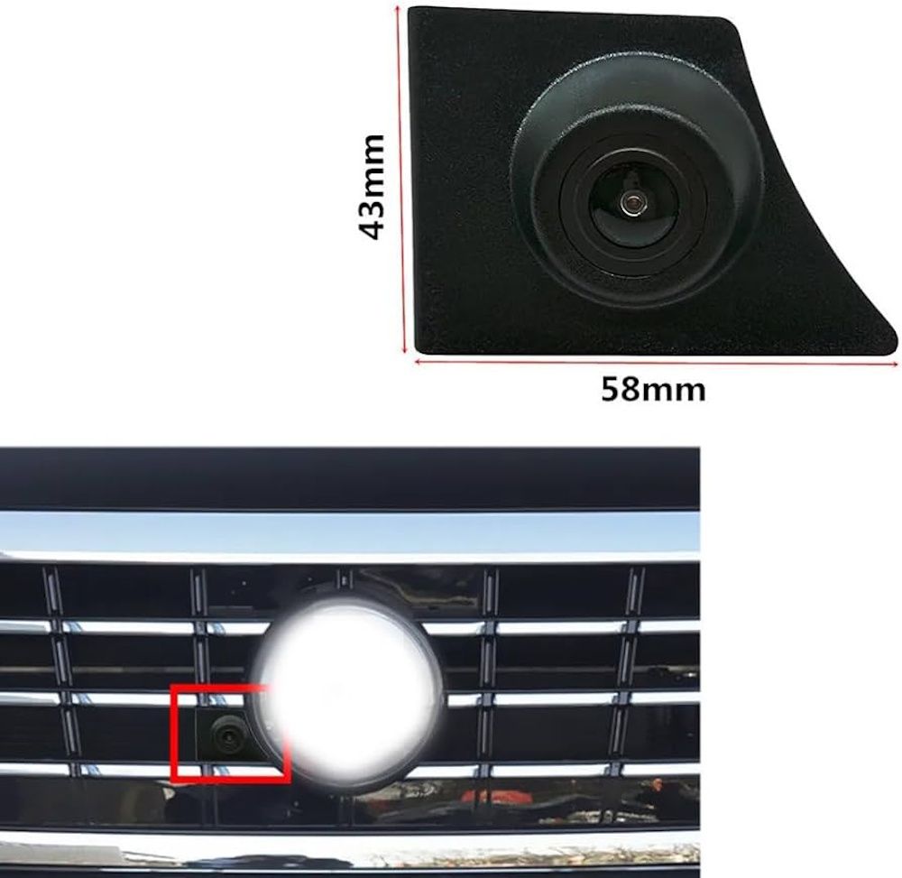 DIGITAL IQ CAMERA QS8244 (AHD-NTSC) FRONT CAMERA for VW PASSAT mod. 2016-2023 - DIGITAL IQ CAMERA QS8244