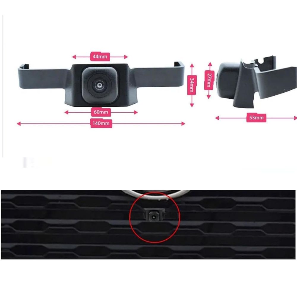 DIGITAL IQ CAMERA QS8267 (AHD-NTSC) FRONT CAMERA for TOYOTA RAV4 mod. 2019-2026 - DIGITAL IQ CAMERA QS8267