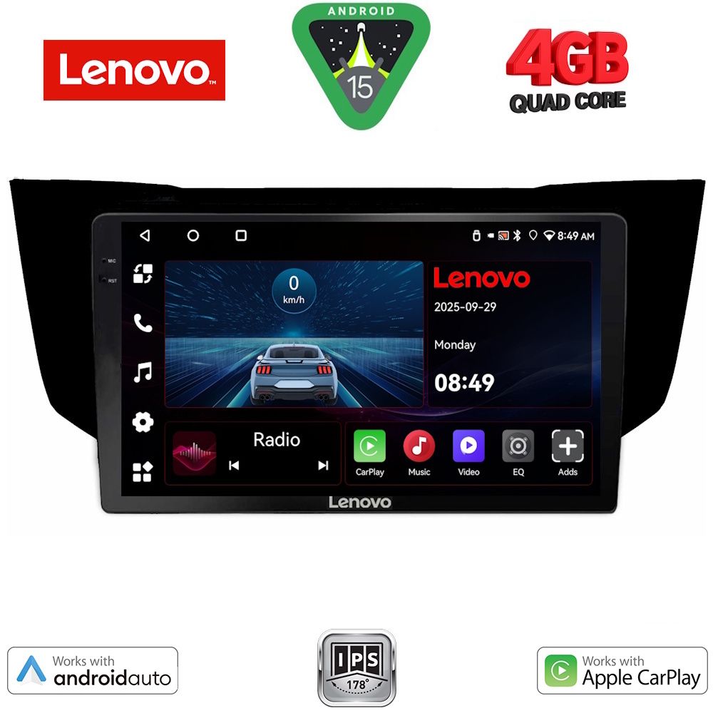 LENOVO LVE 8345BL_CPAA (9inc) MULTIMEDIA TABLET for LEXUS RX 300 – 400 mod. 2003-2008 - LENOVO LVE 8345BL_CPAA