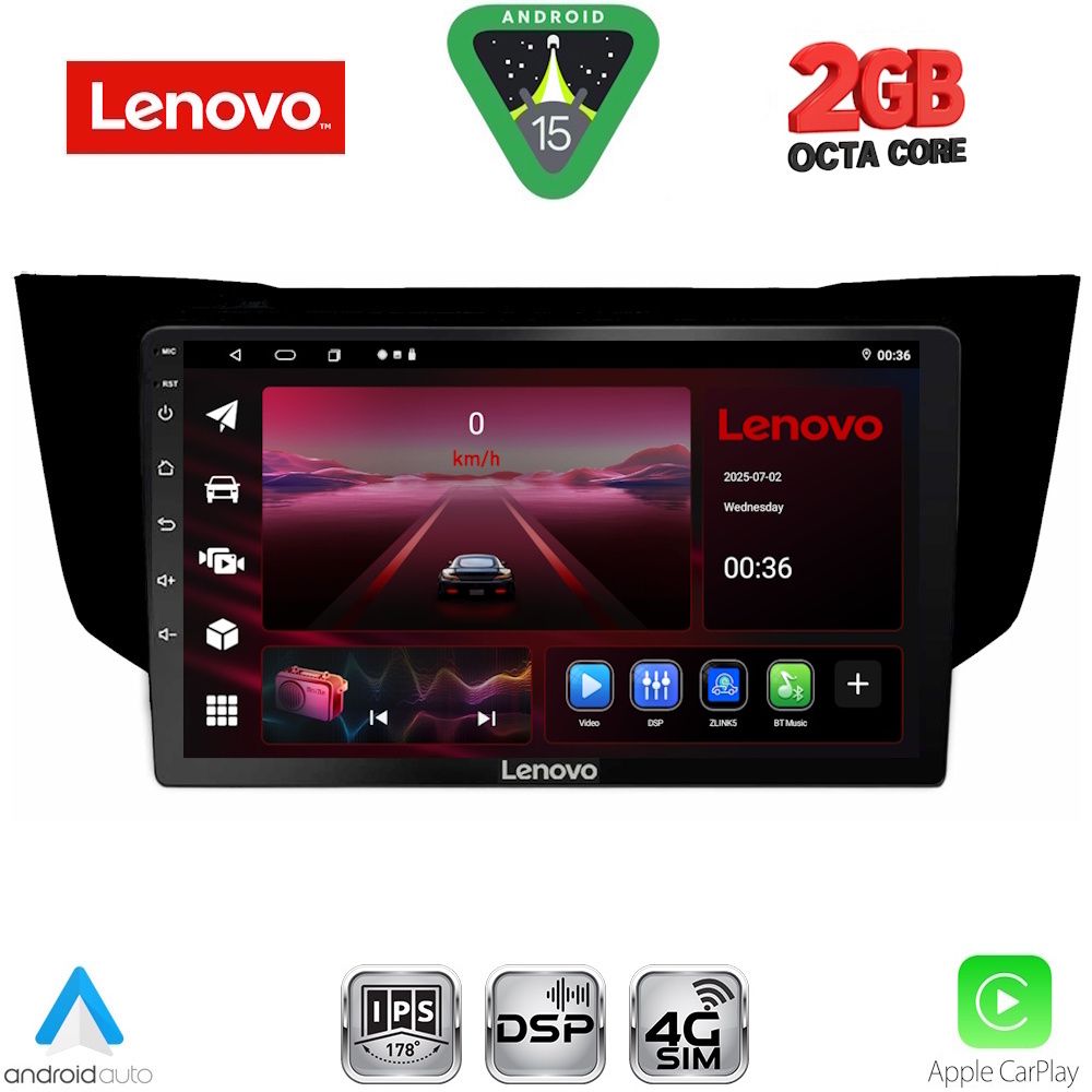 LENOVO LVF 5345BL_CPA (9inc) MULTIMEDIA TABLET for LEXUS RX 300 – 400 mod. 2003-2008 - LENOVO LVF 5345BL_CPA