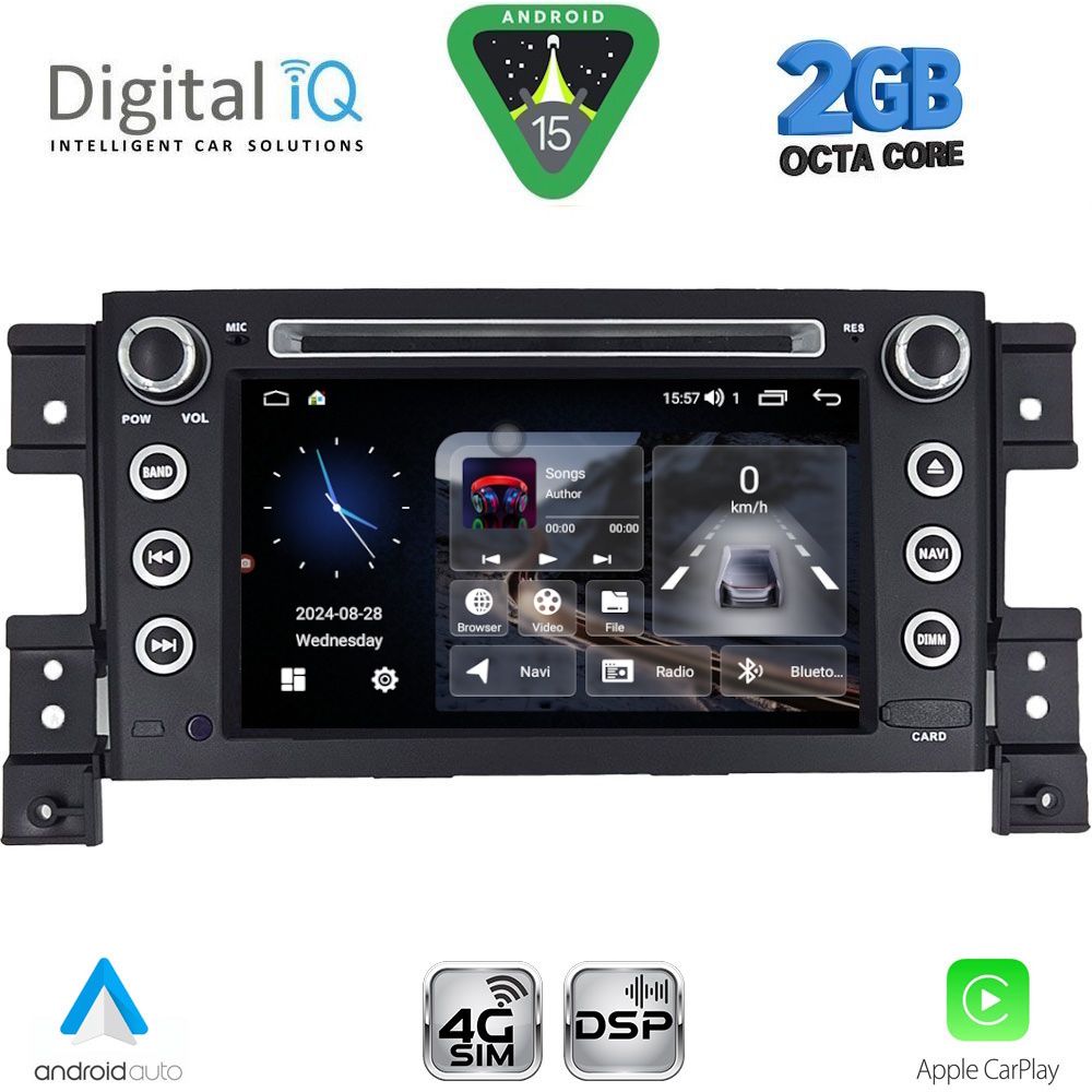 DIGITAL IQ MSF 354_CPA (7” DECK) MULTIMEDIA SYSTEM for SUZUKI GRAND VITARA mod. 2005-2015 - DIGITAL IQ MSF 354_CPA