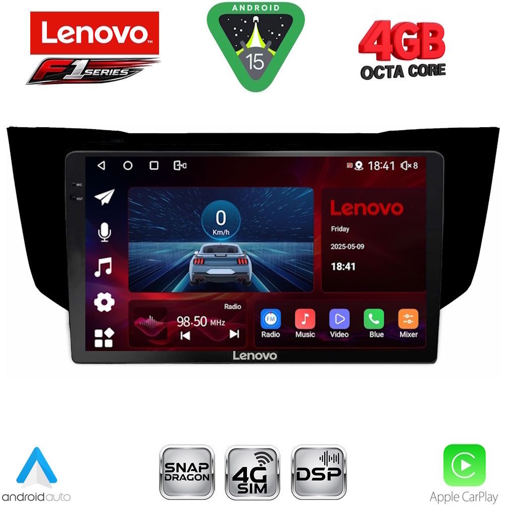 LENOVO SSQ 9345BL_CPA (9inc) MULTIMEDIA TABLET for LEXUS RX 300 – 400 mod. 2003-2008 - LENOVO SSQ 9345BL_CPA