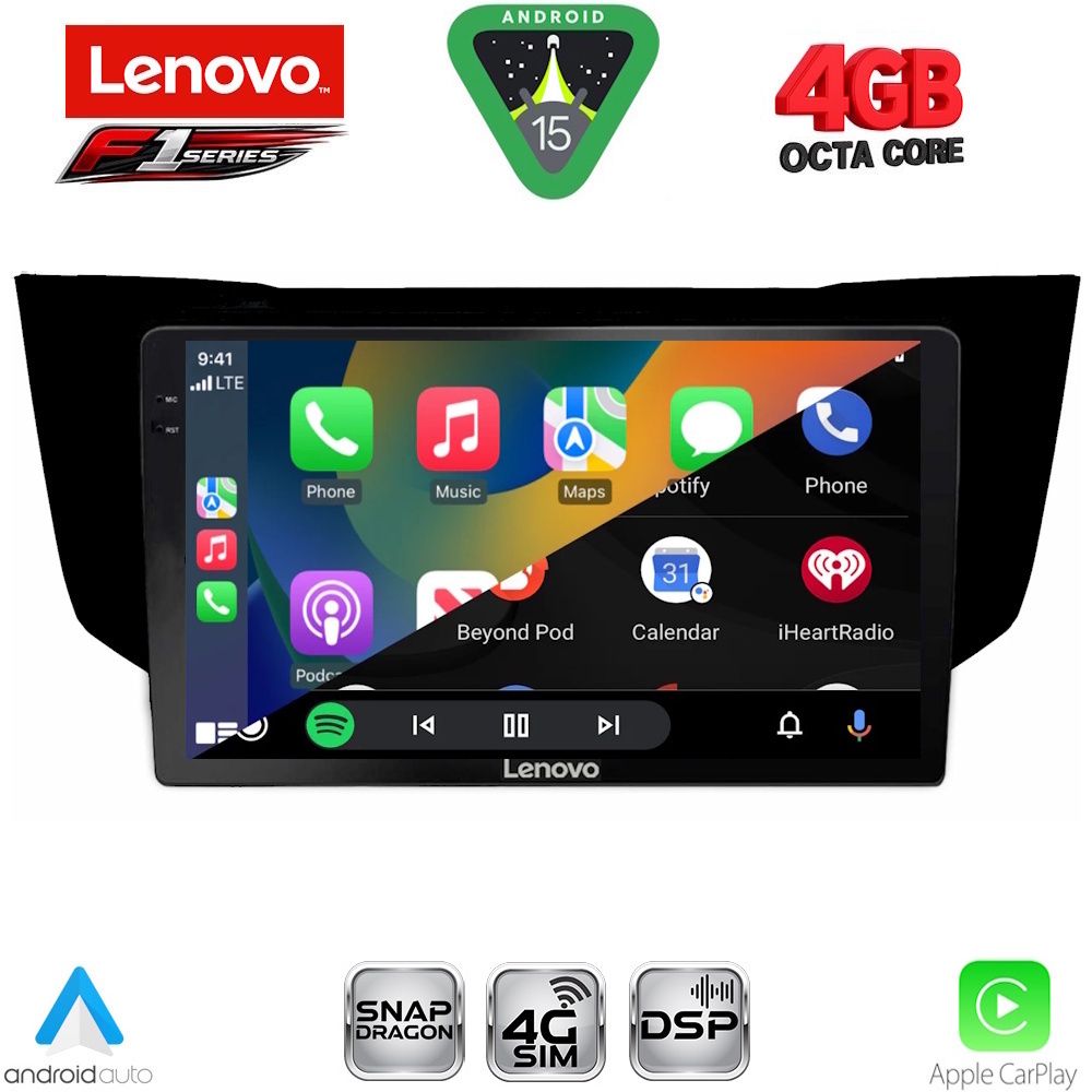LENOVO SSQ 9345BL_CPA (9inc) MULTIMEDIA TABLET for LEXUS RX 300 – 400 mod. 2003-2008 - LENOVO SSQ 9345BL_CPA