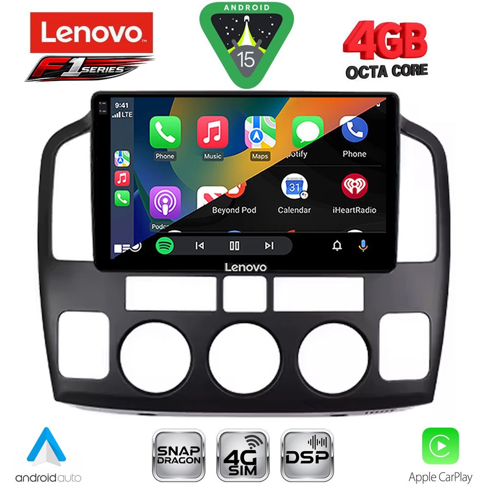 Οθόνη Suzuki Grand Vitara 1998 – 2004 με CarPlay, Android Auto, GPS, Bluetooth – LENOVO SSQ 9694_CPA (9inc)