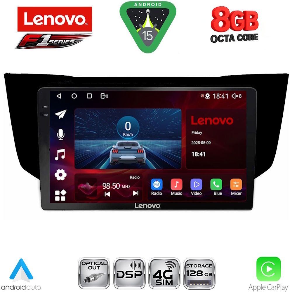 LENOVO SSR 10345BL_CPA (9inc) MULTIMEDIA TABLET for LEXUS RX 300 – 400 mod. 2003-2008 - LENOVO SSR 10345BL_CPA