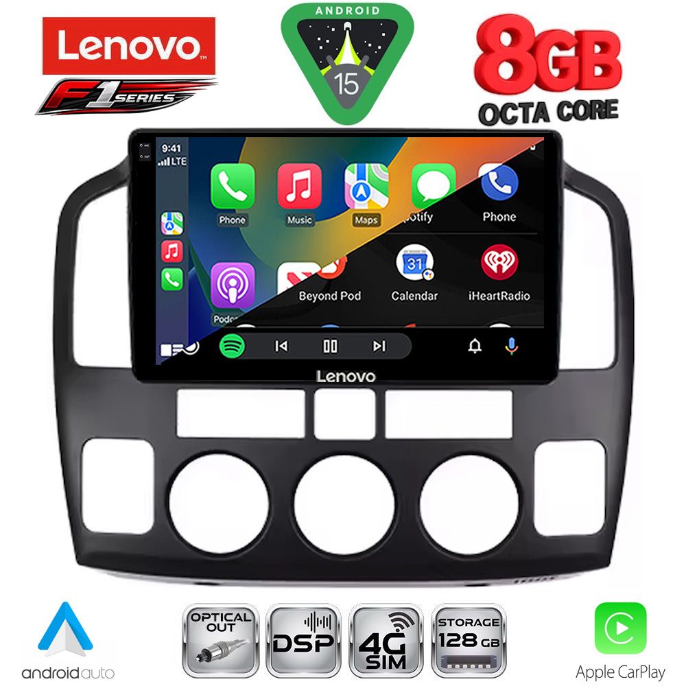 Οθόνη Suzuki Grand Vitara 1998 – 2004 με CarPlay, Android Auto, GPS, Bluetooth – LENOVO SSR 10694_CPA (9inc)