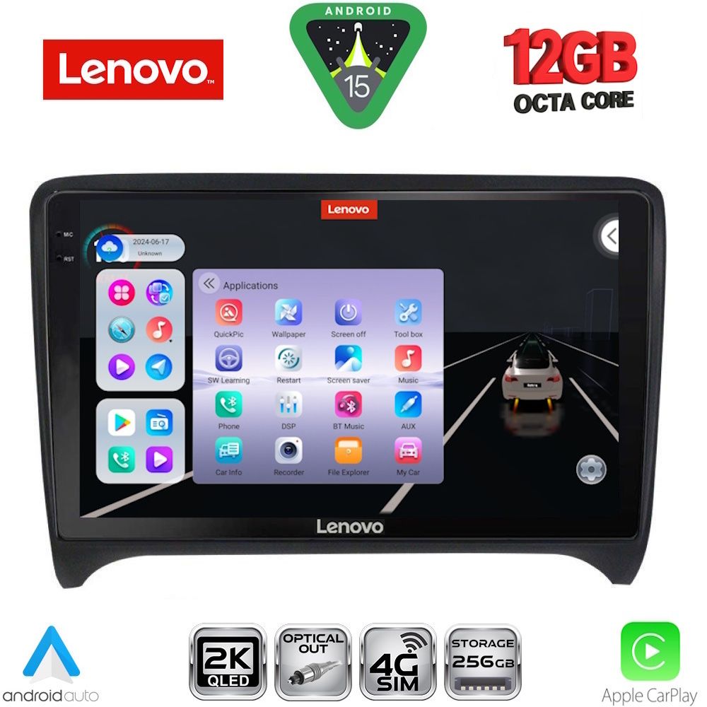 LENOVO SSZ 12009_CPA (9inc) MULTIMEDIA TABLET for AUDI TT  mod. 2007-2015