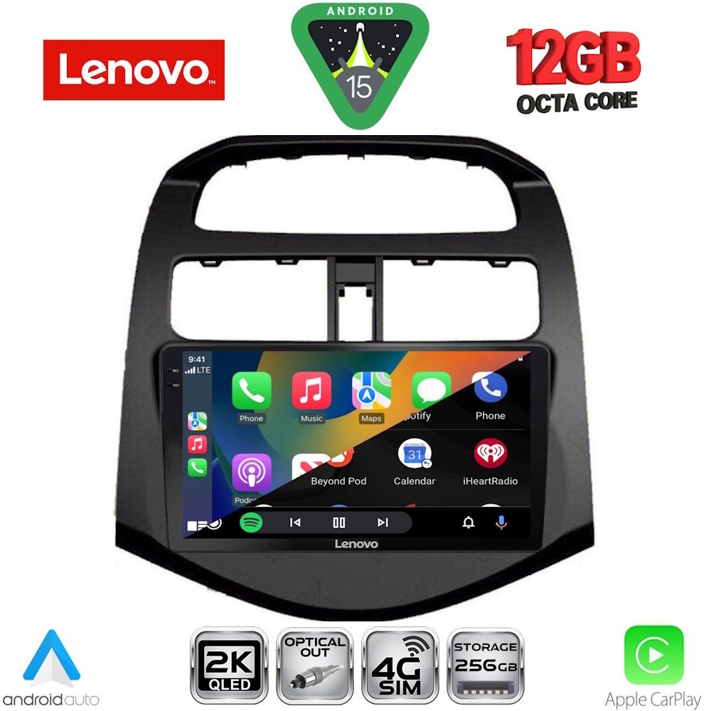 LENOVO SSZ 12078_CPA (9inc) MULTIMEDIA TABLET for CHEVROLET SPARK mod. 2009-2015