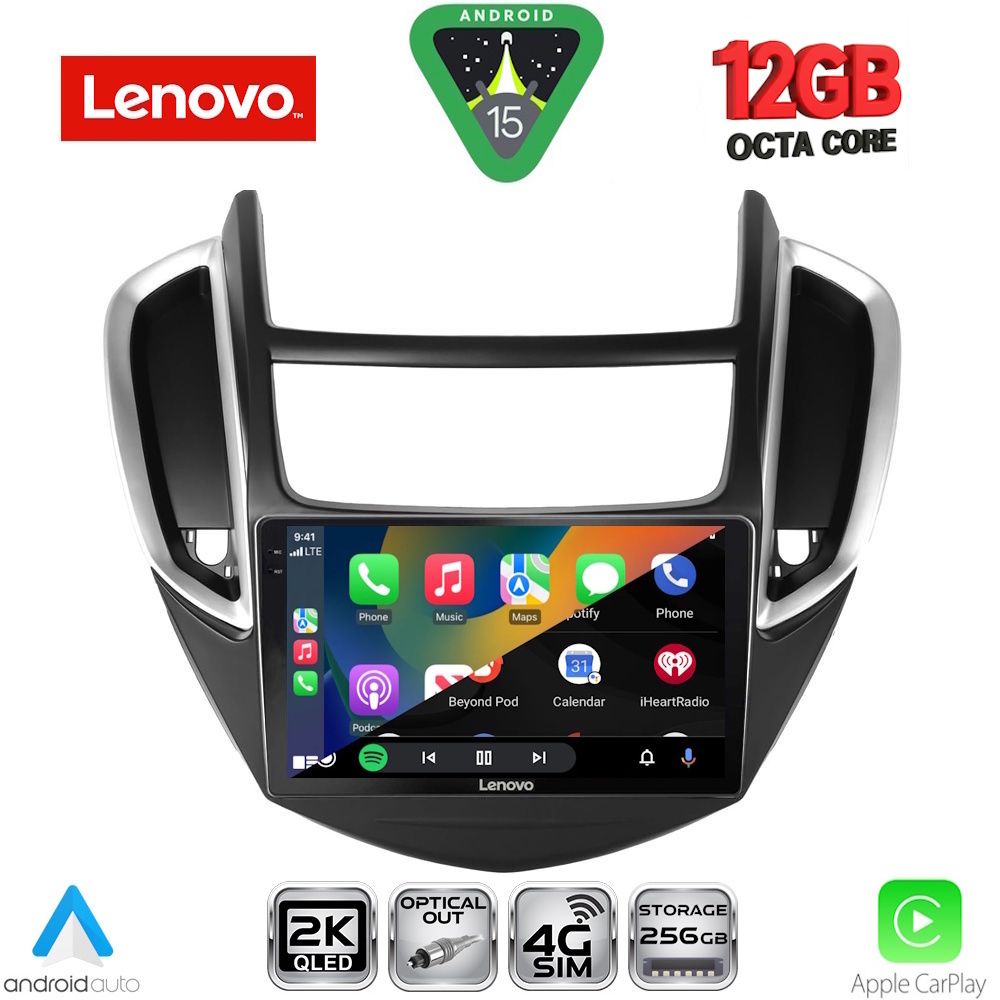 LENOVO SSZ 12080_CPA (9inc) MULTIMEDIA TABLET for CHEVROLET TRAX mod. 2014-2022