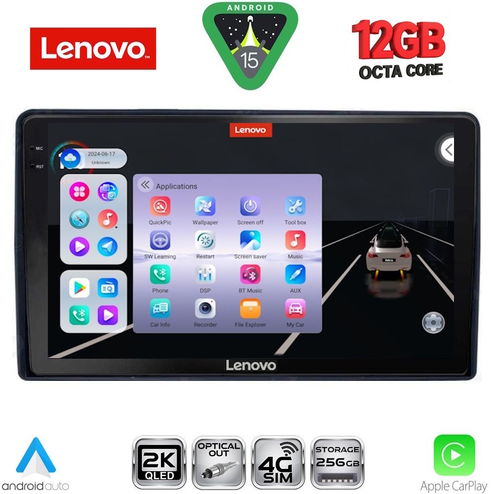 LENOVO SSZ 12081_CPA (9inc) MULTIMEDIA TABLET for CITROEN – PEUGEOT mod. 2008-2018
