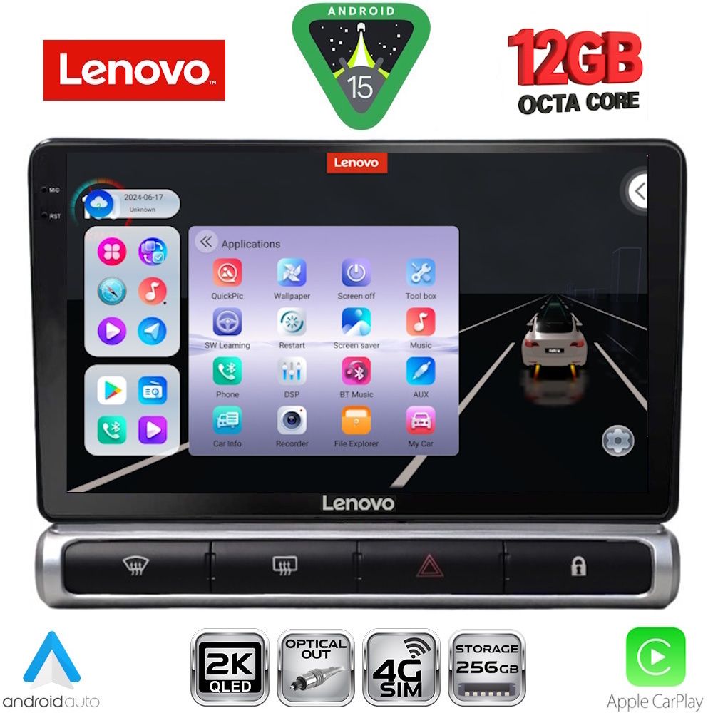 LENOVO SSZ 12093H_CPA (9inc) MULTIMEDIA TABLET for CITROEN C3 - DS3 mod. 2016-2024 High Version - LENOVO SSZ 12093H_CPA