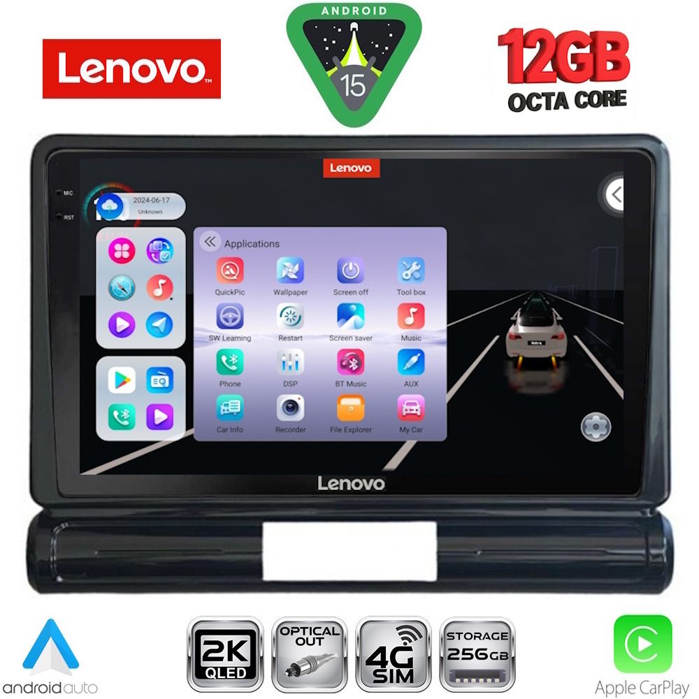 LENOVO SSZ 12093L_CPA (9inc) MULTIMEDIA TABLET for CITROEN C3 - DS3 mod. 2016-2024 Low Version - LENOVO SSZ 12093L_CPA