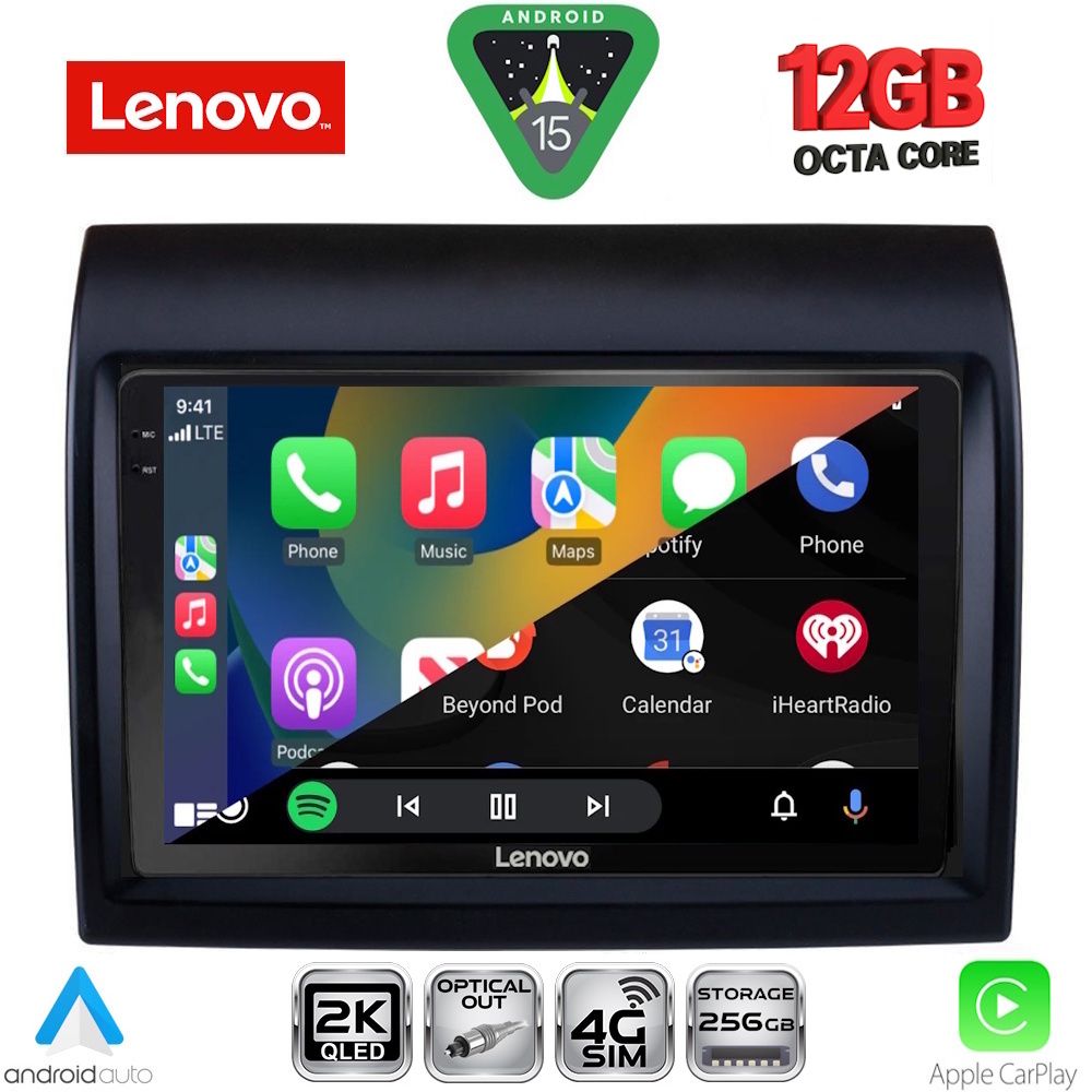 LENOVO SSZ 12141_CPA (9inc) MULTIMEDIA TABLET for FIAT DUCATO – CITROEN JUMPER – PEUGEOT BOXER mod. 2011-2021