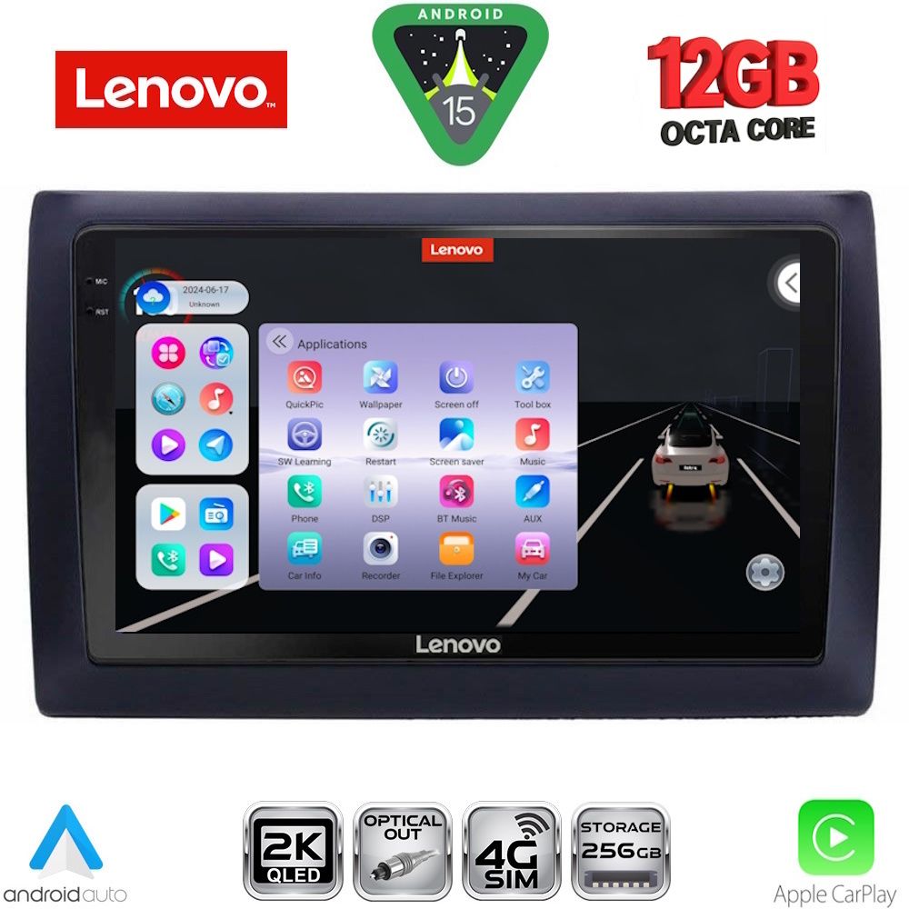 LENOVO SSZ 12145_CPA (9inc) MULTIMEDIA TABLET for FIAT STILO mod. 2001-2007 - LENOVO SSZ 12145_CPA