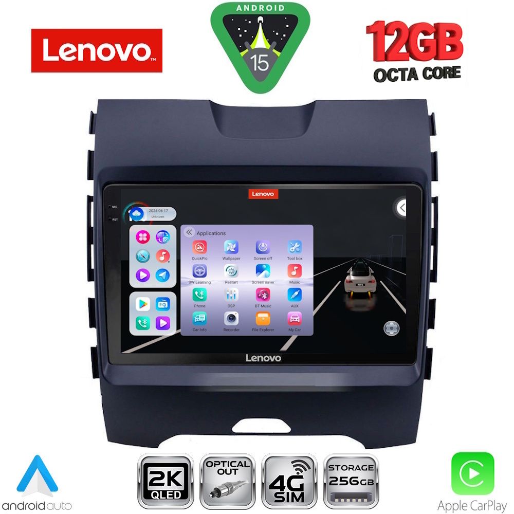 LENOVO SSZ 12152_CPA (9inc) MULTIMEDIA TABLET for FORD EDGE mod. 2015-2023 - LENOVO SSZ 12152_CPA