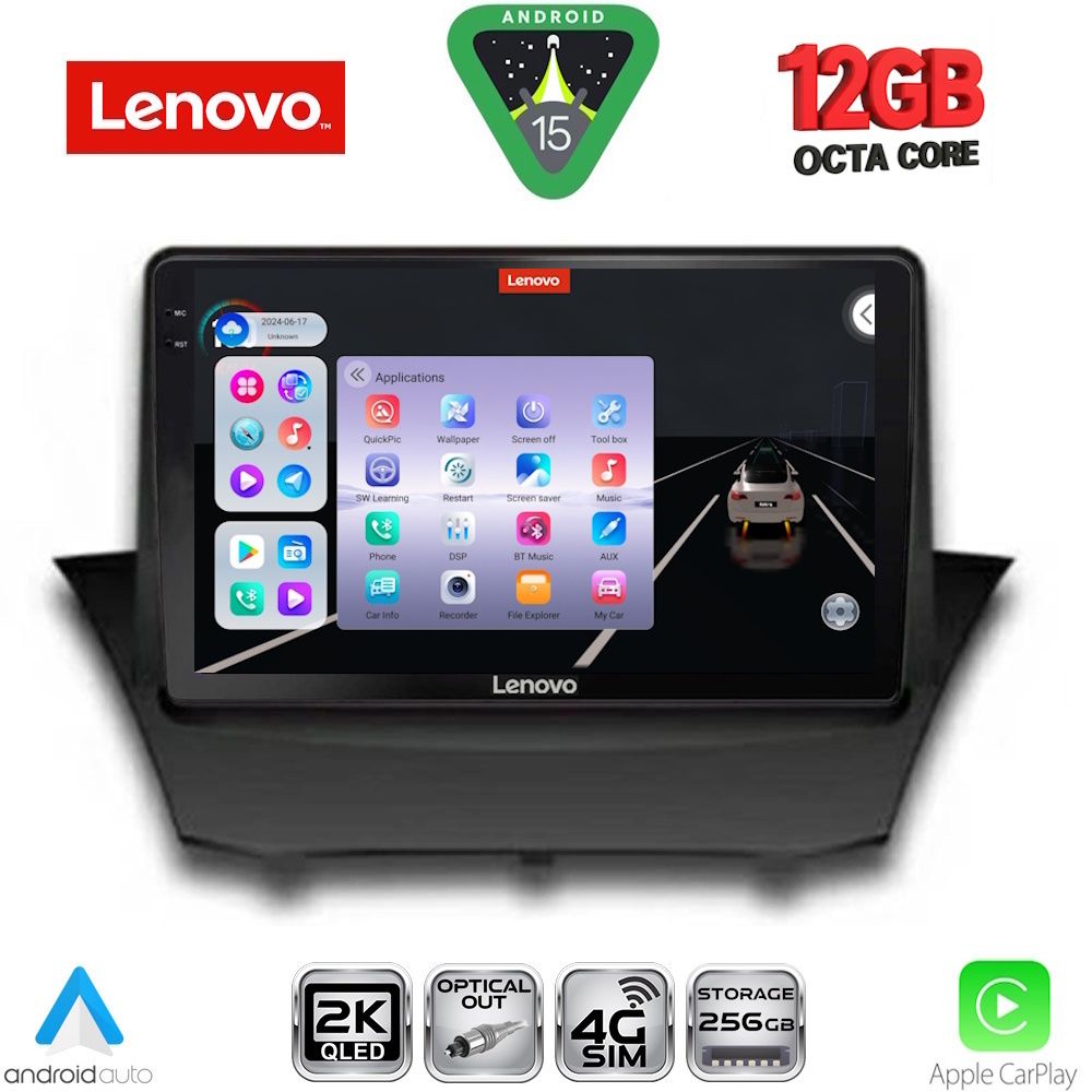 LENOVO SSZ 12154A_CPA (9inc) MULTIMEDIA TABLET for FORD FIESTA mod. 2008-2017 - LENOVO SSZ 12154_CPA