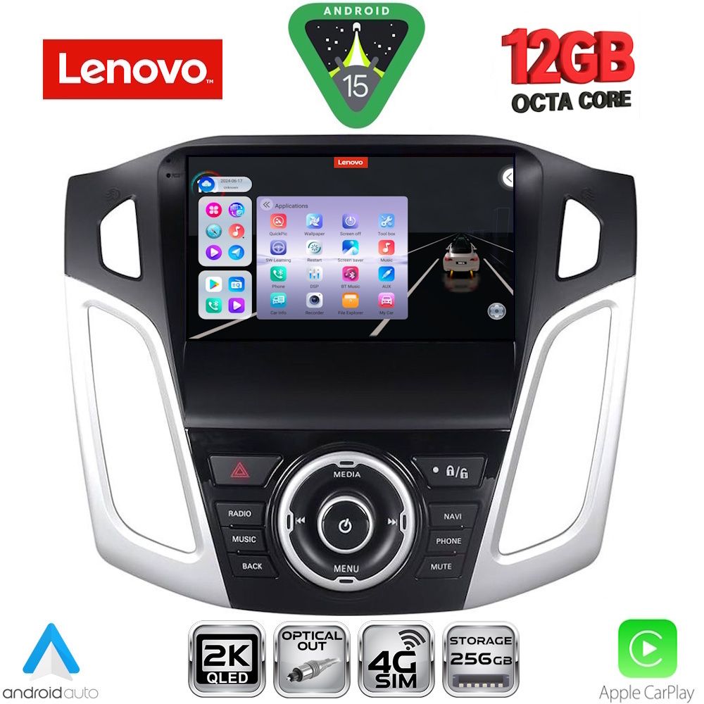 LENOVO SSZ 12157_CPA (9inc) MULTIMEDIA TABLET for FORD FOCUS mod. 2011-2018 - LENOVO SSZ 12157_CPA