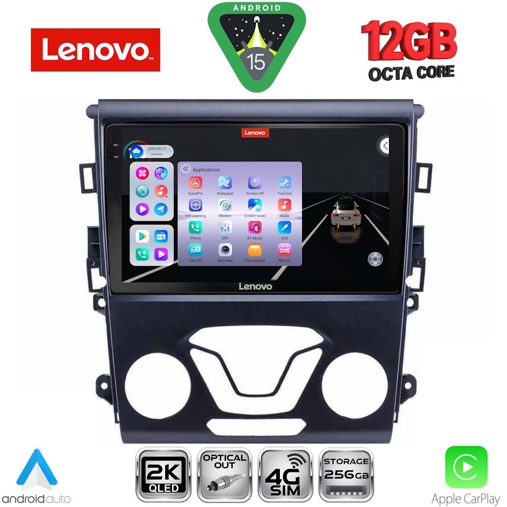 LENOVO SSZ 12164_CPA A/C (9inc) MULTIMEDIA TABLET for FORD MONDEO mod. 2014-2023