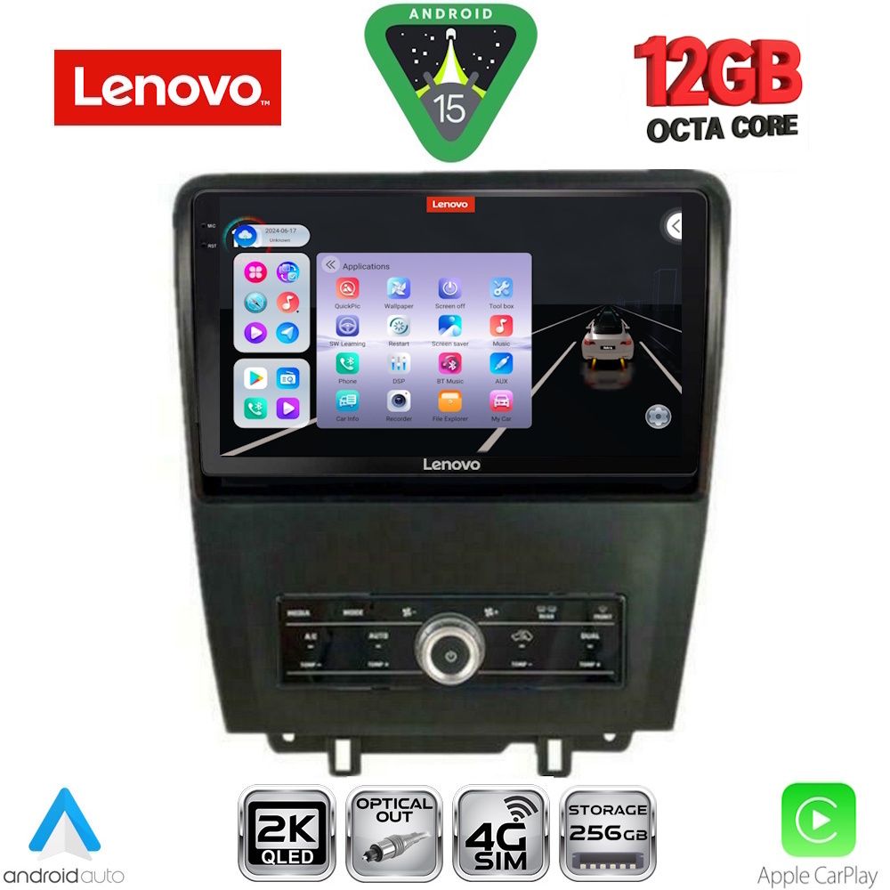 LENOVO SSZ 12165_CPA (9inc) MULTIMEDIA TABLET for FORD MUSTANG mod. 2010-2015 - LENOVO SSZ 12165_CPA