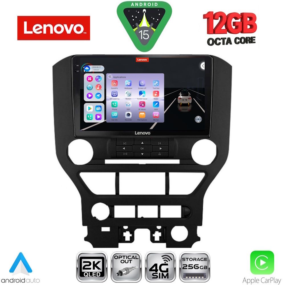 LENOVO SSZ 12166_CPA (9inc) MULTIMEDIA TABLET for FORD MUSTANG mod. 2015-2020 - LENOVO SSZ 12166_CPA