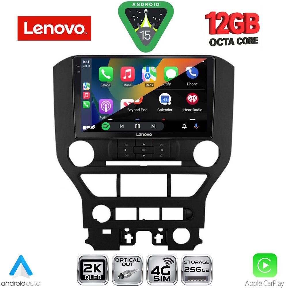 LENOVO SSZ 12166_CPA (9inc) MULTIMEDIA TABLET for FORD MUSTANG mod. 2015-2020 - LENOVO SSZ 12166_CPA